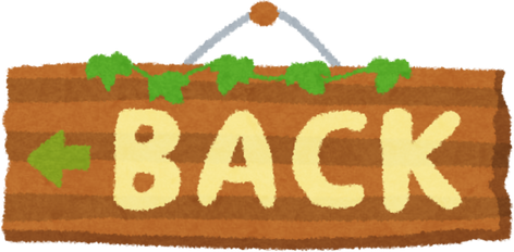 Wooden Sign Web Navigation Button with 'Back' Text